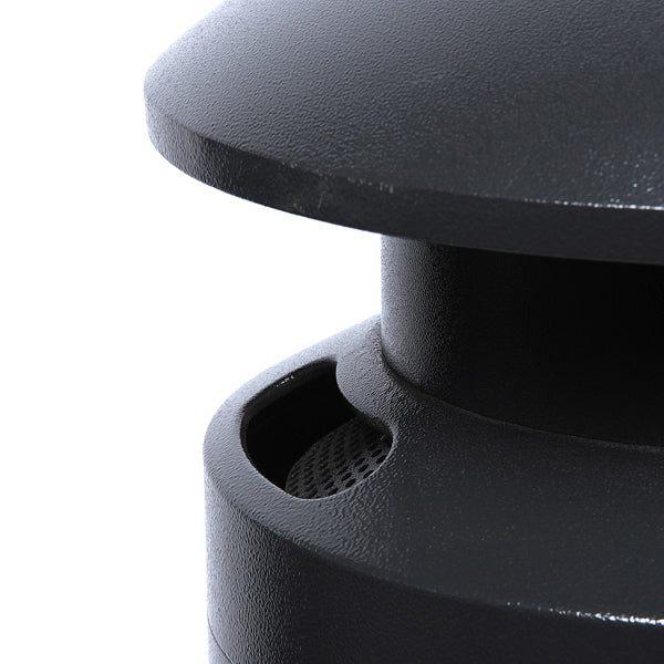 Cestino autoportante con posacenere a colonna e coperchio - Top Eventi Store