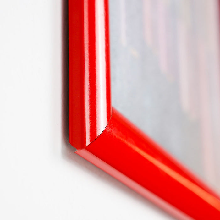 CRPT11 - Cornice a scatto frame 25mm angoli vivi PVC anti-riflesso - F.to A4