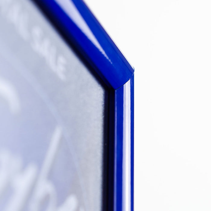 CRPT15 - Cornice a scatto frame 25mm angoli vivi PVC anti-riflesso - F.to 50x70 cm