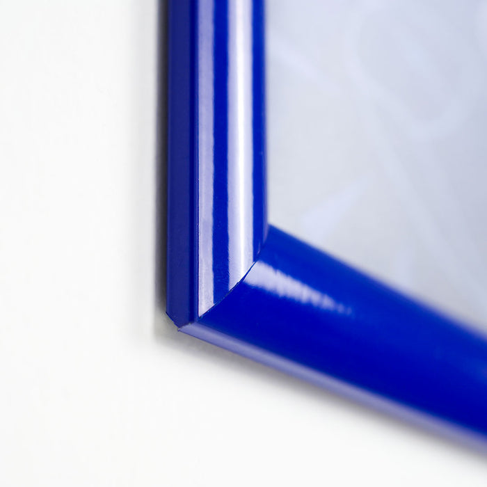 CRPT11 - Cornice a scatto frame 25mm angoli vivi PVC anti-riflesso - F.to A4