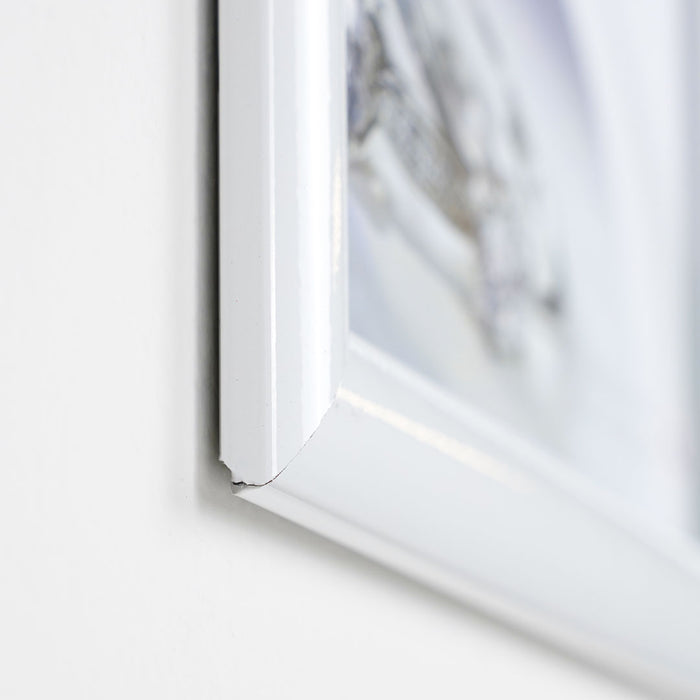 CRPT12 - Cornice a scatto frame 25mm angoli vivi PVC anti-riflesso - F.to A3