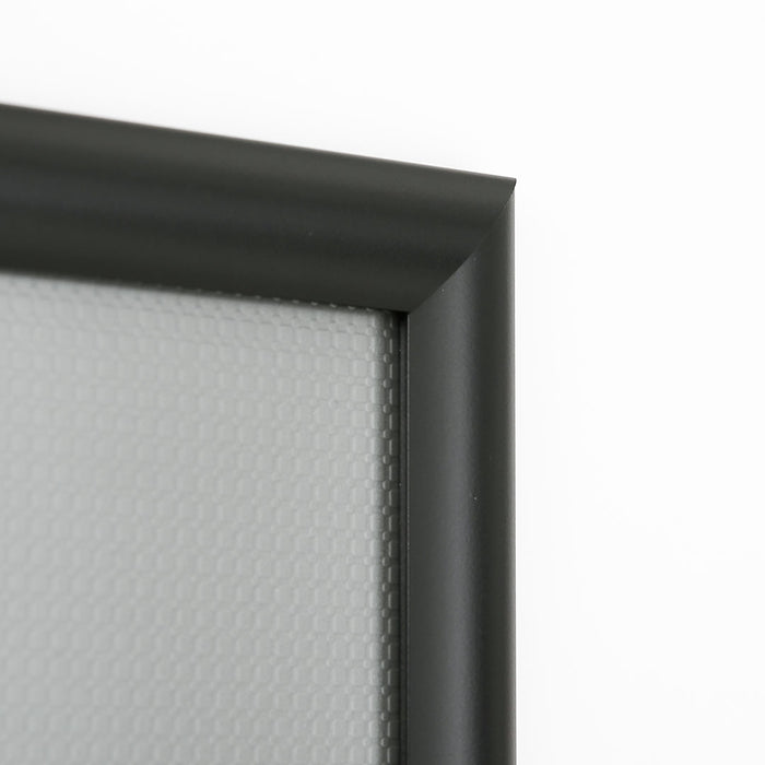 CRPT12 - Cornice a scatto frame 25mm angoli vivi PVC anti-riflesso - F.to A3