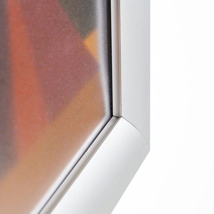 CRPT12/WP - Cornice a scatto impermeabile IP55 frame 35mm angolo vivo PVC anti-riflesso - F.to A3