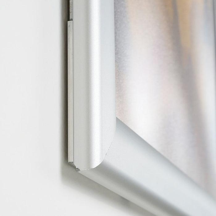 CRPT12/WP - Cornice a scatto impermeabile IP55 frame 35mm angolo vivo PVC anti-riflesso - F.to A3