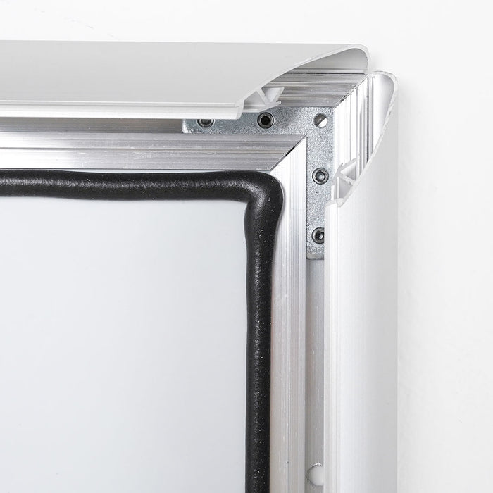 CRPT17/WP - Cornice a scatto impermeabile IP55 frame 35mm angolo vivo PVC anti-riflesso - F.to 100x140 cm