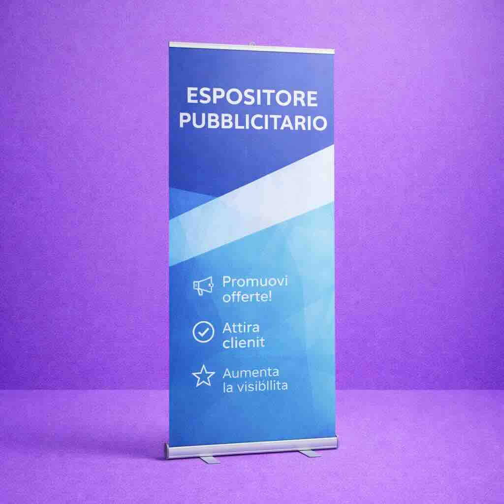 Espositori pubblicitari per Fiere Congressi e Aziende Online