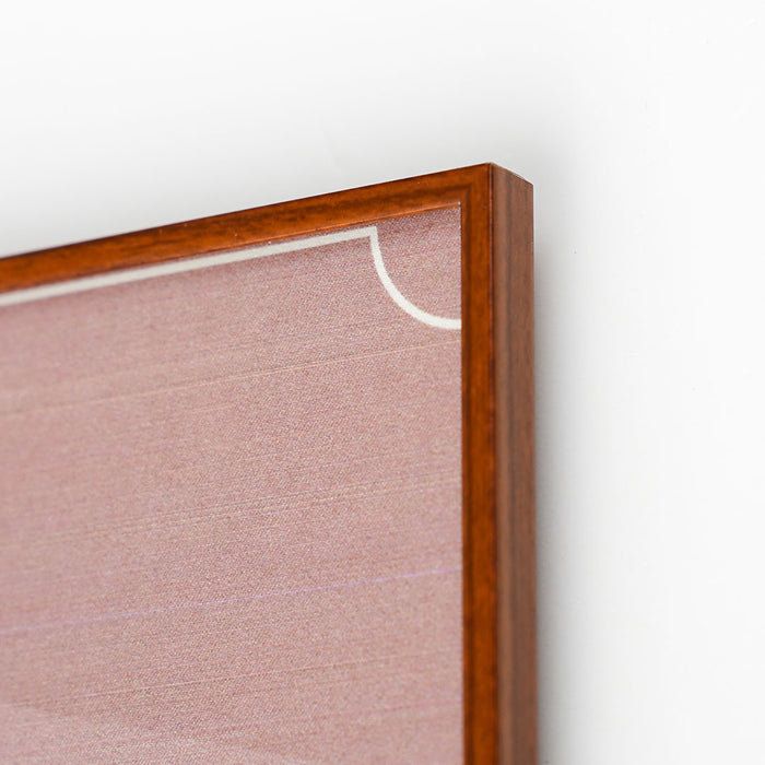 FLT-PW2130 - Targa linea Flat a parete finitura legno 21x30 cm (A4)