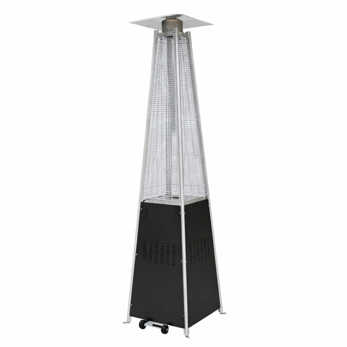 Poêle de chauffage pyramide noire