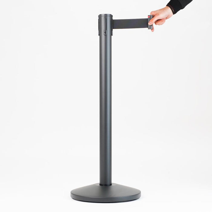 Set 10 Colonnine Segnapercorso Tendinastro Nero EasyTOP
