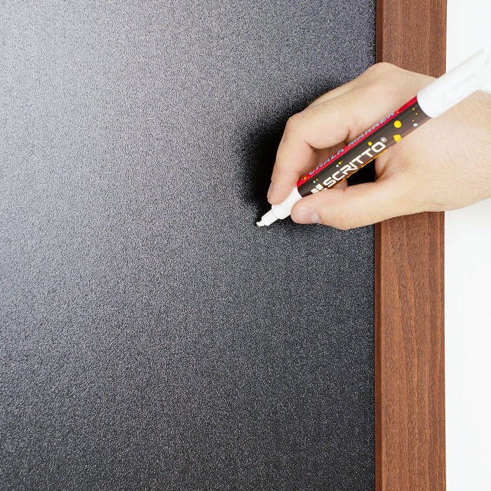 Lavagna con Cornice in Legno di Faggio EASY Dark Wood 40x60cm — WDL40x60