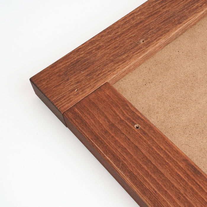Lavagna con Cornice in Legno di Faggio EASY Dark Wood 60x80cm — WDL60x80
