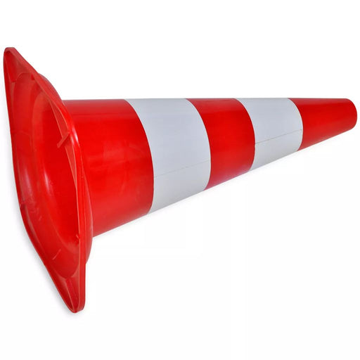 Cono stradale Segnaletico bianco rosso 50 cm | Top Eventi Store 2