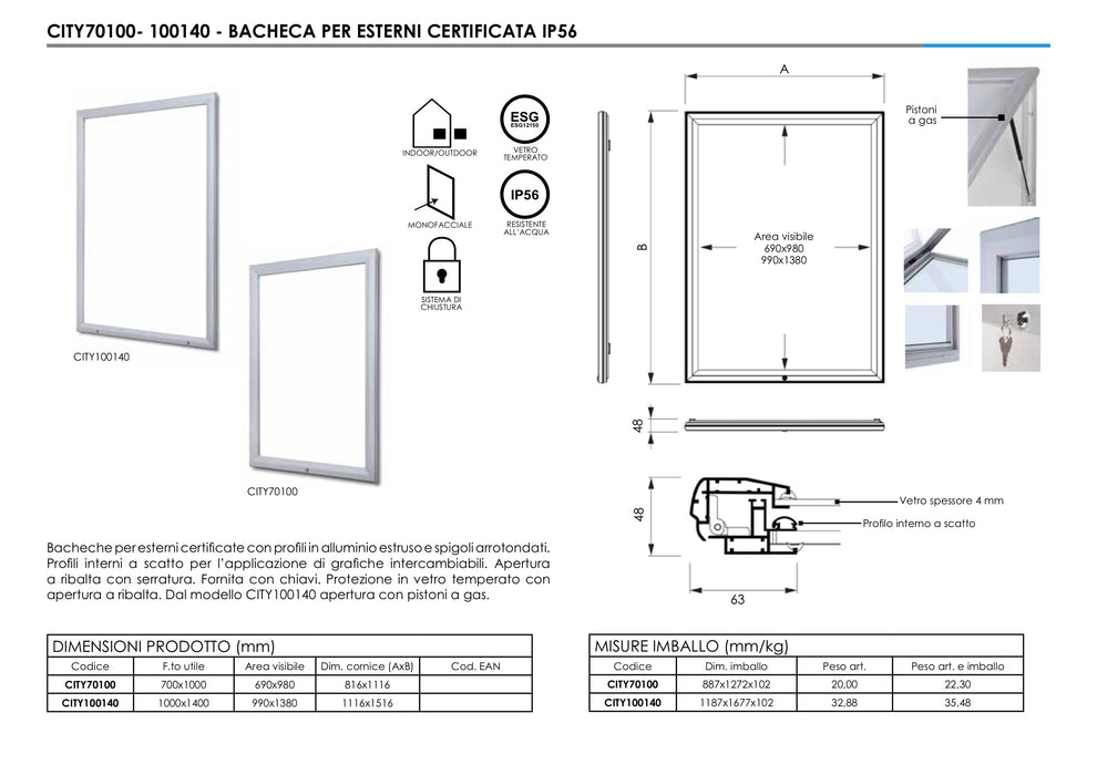 Bacheche per Esterno Certificate IP56 ignifughe | Top Eventi Store 5