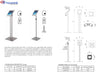 Supporto Ipad 10" autoportante - Top Eventi Store