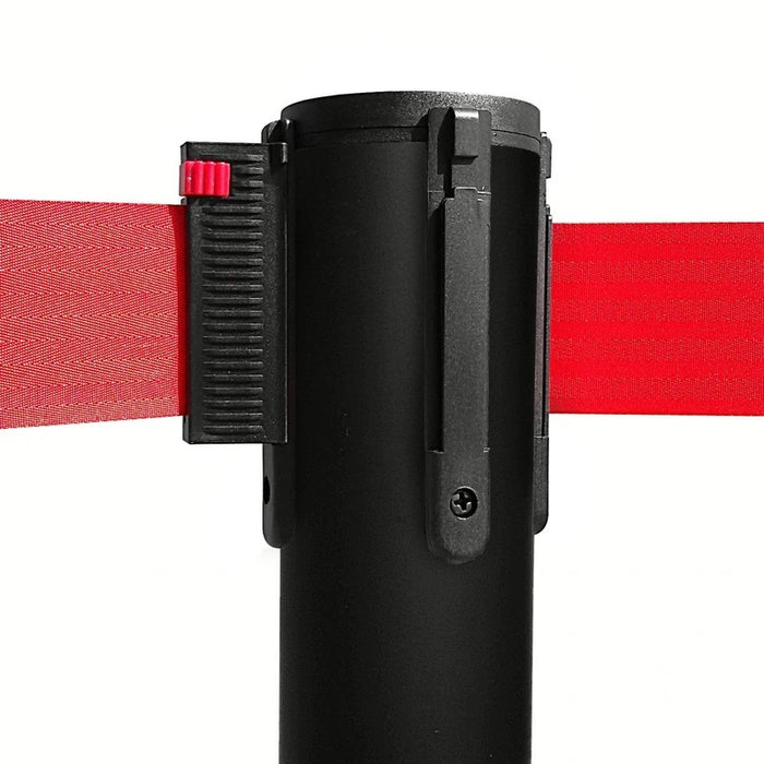 Colonnina Tendinastro NERO15 Kg Nastro rosso 3 M | Top Eventi