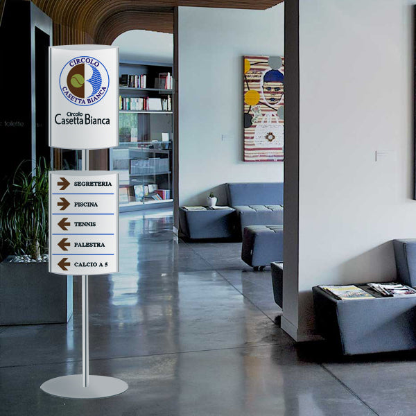 Mini Totem bifacciale 2 x A3 verticale inclusa STAMPA - Top Eventi Store